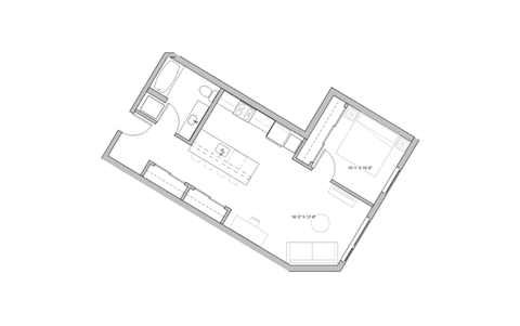 a black and white floor plan of a residence